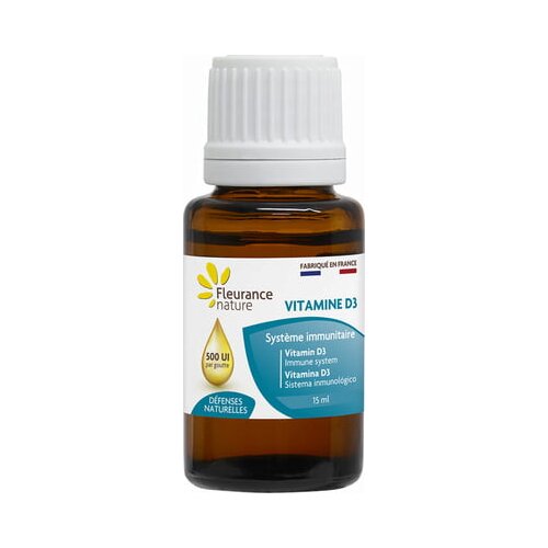 Fleurance Nature Vitamin D3 kapi - 15 ml Slike