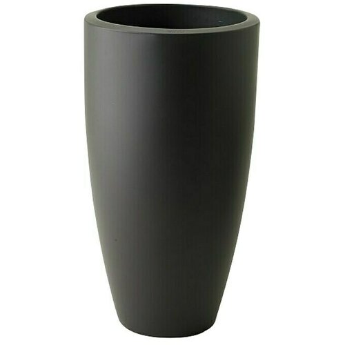 ELHO Okrugla tegla za biljke Pure Soft High (Vanjska dimenzija (&amp;oslash; x V): 39 x 70,1 cm, Antracit, Plastika) Slike