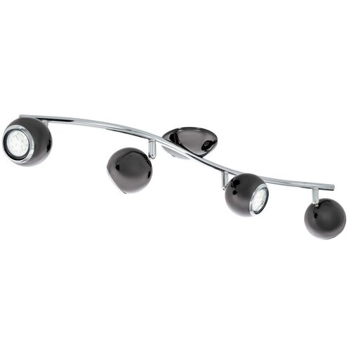 Eglo Bimeda reflektor/4, led, gu10, 4x3w, 4x240lm, nikl crni/krom Slike