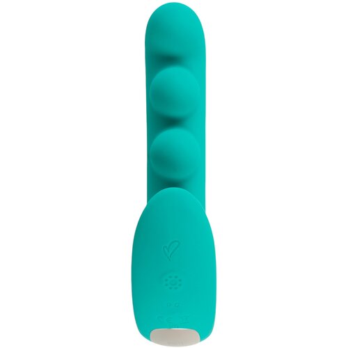  Beau Coeur Sylora - biserni 2u1 vibrator (zeleni) Slike