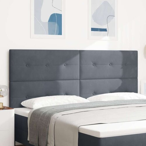  LED Oprema Plo&amp;scaron;ča Temno Siva 100 cm Žamet, (22051776) Slike