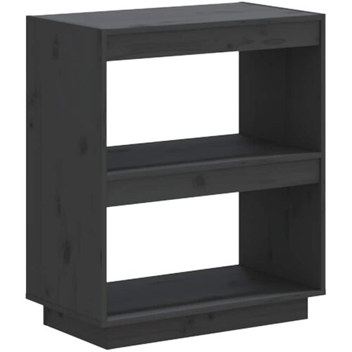  za knjige Siva 60x35x71 cm od masivne borovine Slike