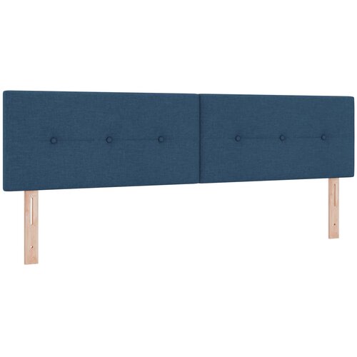  Krevet s box springom, madracem i LED-om Plava 180 x 200 cm Slike
