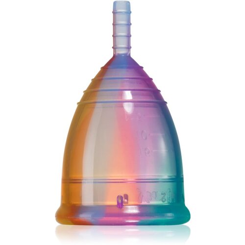 Yuuki Rainbow Jolly Soft 1 Economic Menstrualna ča&amp;scaron;ica veličina large (⌀ 46 mm, 24 ml) 1 kom Slike