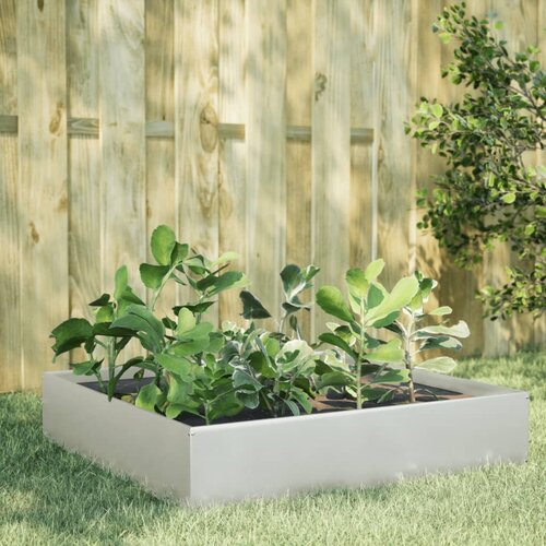  Povi&scaron;ena vrtna gredica 100x100x33,5 cm nehrđajući čelik Cijene