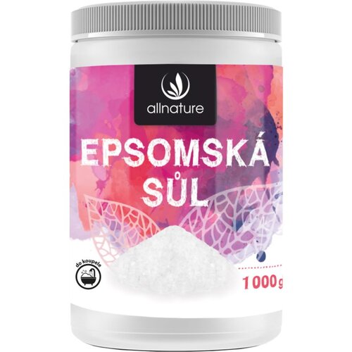 Allnature epsom salt sol za sprostitev mišic 1000 g Cene