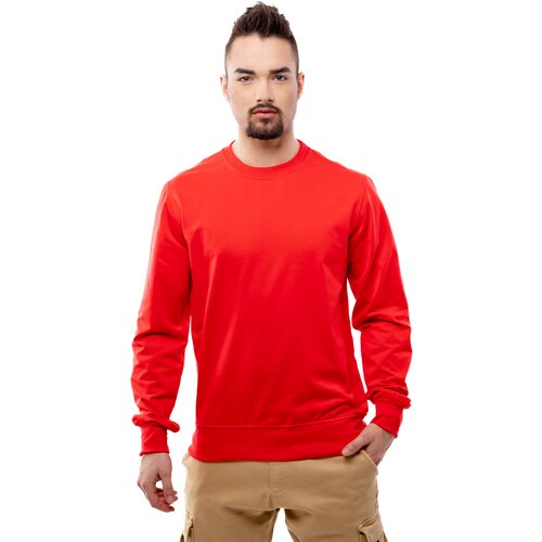 Glano Men&amp;#039;s Hoodless Hoodie - red Slike