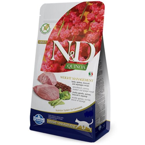 N&d suva hrana za smanjenje kilograma kod mačaka - jagnjetina, kinoa, brokoli i špargla 300g Cene