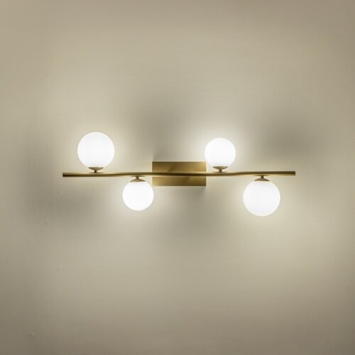  Brilagi - LED plafonski luster MILLA 4xG9/3W/230V zlatna/bela Slike