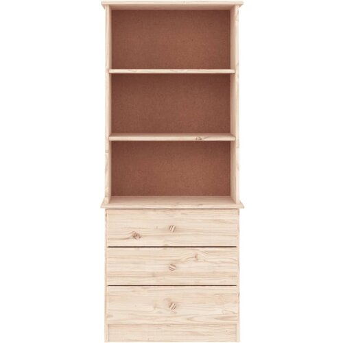  Regal za knjige s ladicama ALTA 60x35x142 cm masivna borovina Slike