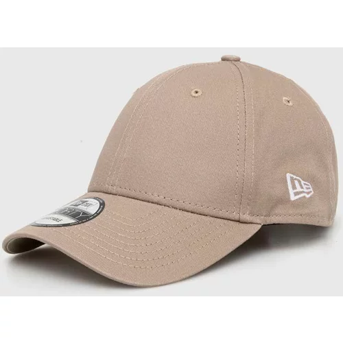 New Era Bombažna bejzbolska kapa siva barva