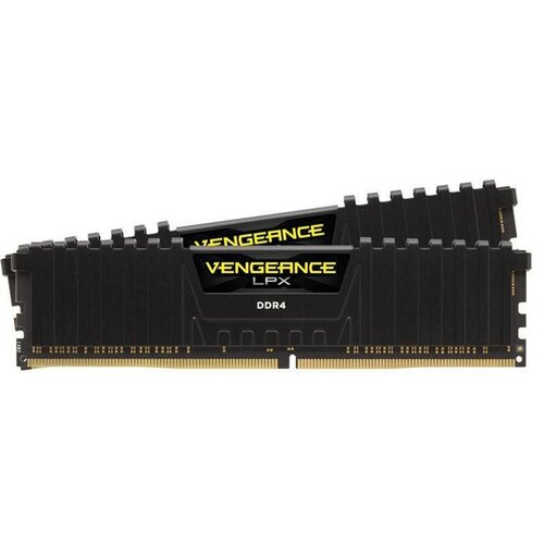 Corsair DDR4 2x4GB 2666MHz Vengeance LPX/black, CMK8GX4M2A2666C16 ram memorija Slike