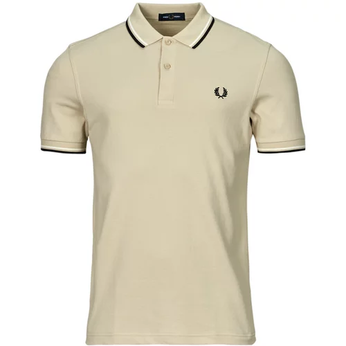 Fred Perry TWIN TIPPED SHIRT Bež