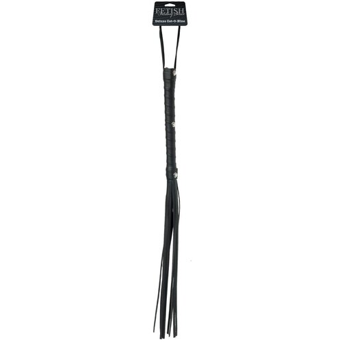 Pipedream Fetish Fantasy Deluxe Cat-O-Nine - bič (65 cm) - crni Cijene