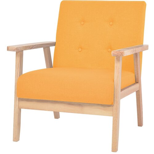 VidaXL Naslanjač rumeno blago, (20580313) Slike