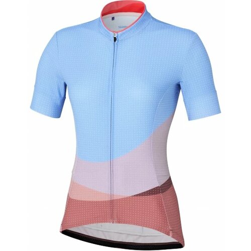 Shimano Women&amp;#039;s cycling jersey Sumire Jersey Blue/Orange Slike