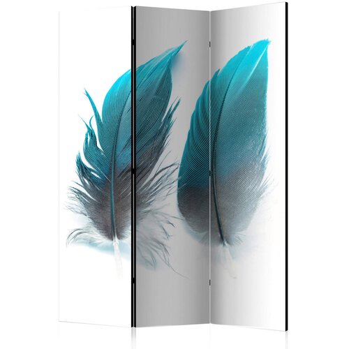 Artgeist PARAVAN 135/172/3 cm bela, svetlo modra Cene