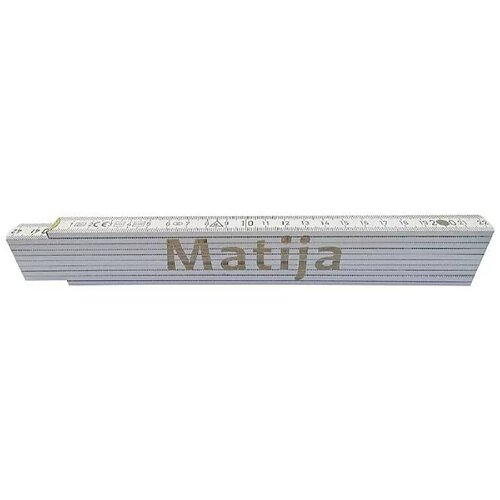 HEKA Zidarski metar (Duljina: 2 m, Natpis: Matija, Boja: Bijele boje) Cene