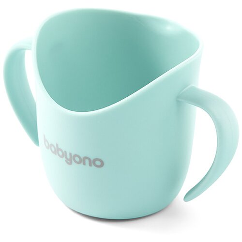 BabyOno Ergonomska čaša za trening FLOW 6 m+, mint Cijene