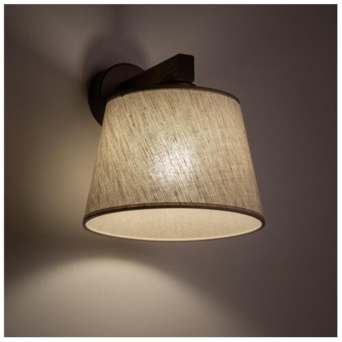  Brilagi - Zidna lampa LATTE 1xE27/15W/230V borovina/bež Cene