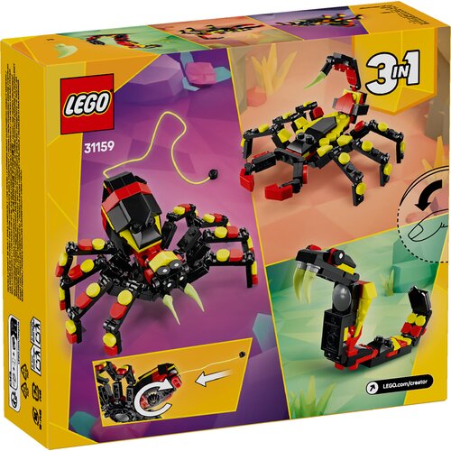 Lego Creator 3in1: Divlje životinje: opaki pauk Slike
