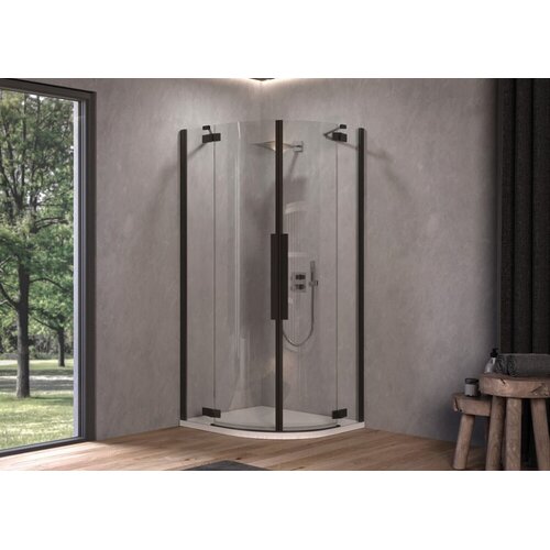 Kolpa San Kolpa Polaris Tuš kabina R90 B/1 Black 515390 Cene