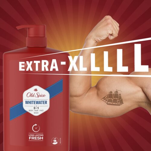 Old Spice Whitewater gel za prhanje za mo&amp;scaron;ke Whitewater 1000 ml Slike