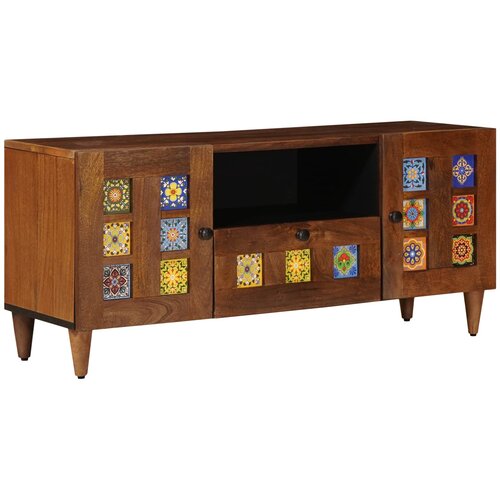 TV ormar s ladicama Orah 105 x 33 x 46 cm Čvrsto drvo manga Cijene