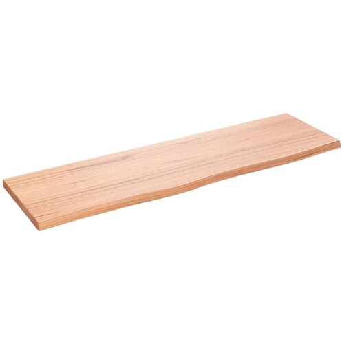 vidaXL Zidna polica svjetlosmeđa 100x30x2 cm od obrađene hrastovine Cijene