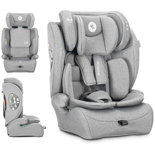 Lorelli auto sediste adventure i-size (76-150cm) - grey (yc13) ( 10071952604 ) Slike