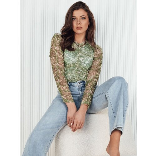 DStreet RUFFI women&amp;#039;s blouse green Slike