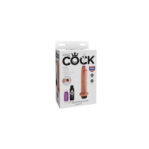 King Cock realističen dildo 7 Squirting, 18cm Slike