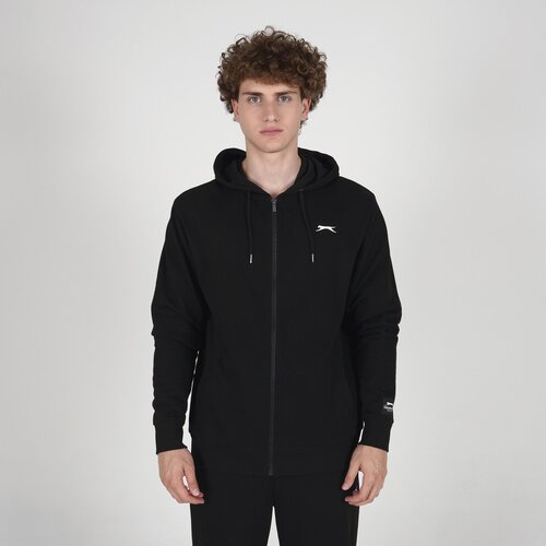 Slazenger Mu&scaron;ki duks sa kapuljačom Jacquard Hoody, Crni Cene