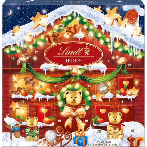 Lindt Adventni koledar Teddy Mini - 1 kos. Slike