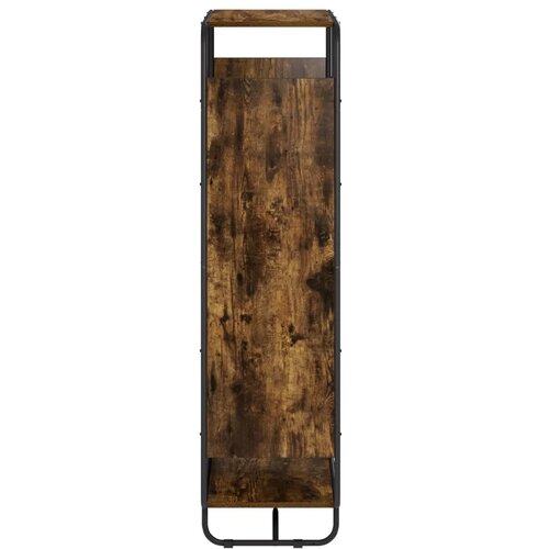  Visoka komoda Dimljeni hrast 80 x 37.5 x 144 cm Prerađeno drvo - Dimljeni hrast 80 x 37.5 x 144 cm Cene