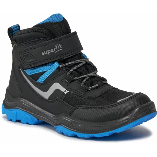 Superfit Pohodni čevlji GORE-TEX 1-000074-0010 M Black/Light-Blue
