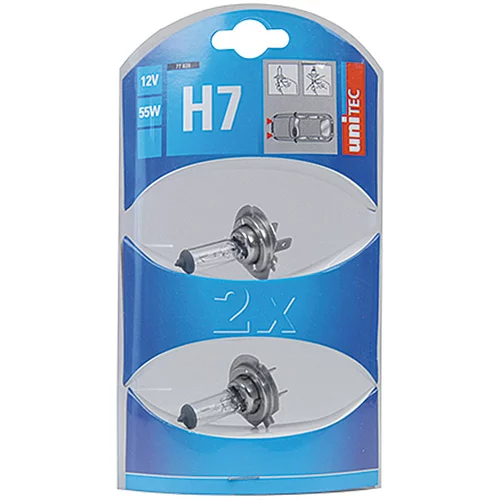 Unitec žarnice za glavni žaromet (H7, 2 kosa)