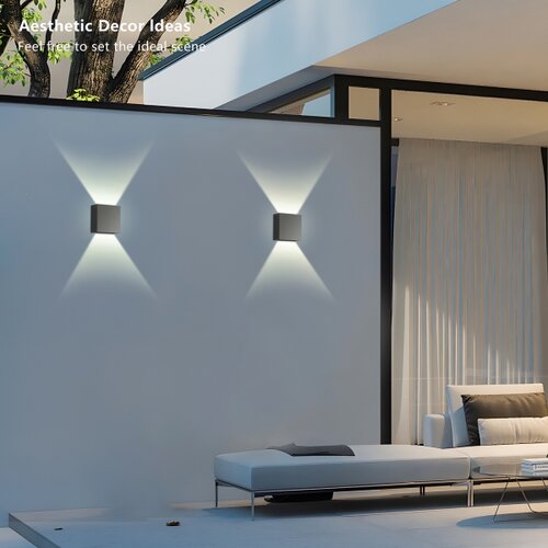  Brilagi - LED spolja&amp;scaron;nje zidno svetlo DOUBLERAY LED/4W/230V antracit IP65 Slike