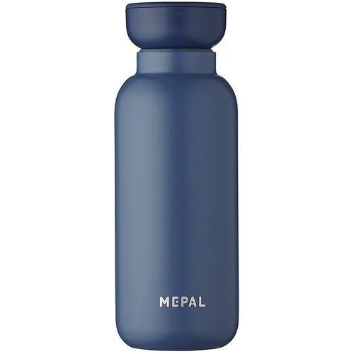 Mepal Temno modra steklenica za vodo iz nerjavečega jekla 350 ml Nordic denim – Cene