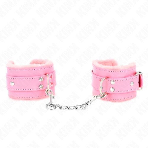 Kink Okovi Za Zapestje Fur Lined Pink Cene