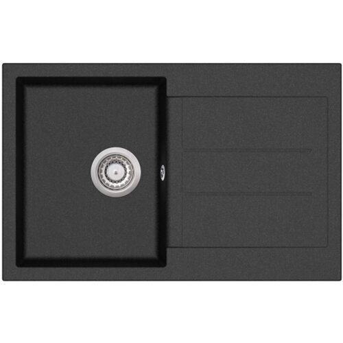  Sudoper Aquasanita TESA SQT101-W Black metallic Cene