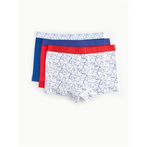 LC Waikiki Printed Cotton Boys' Boxer 3-Pack Slike