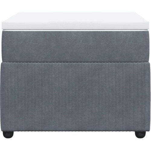 VidaXL box spring krevet s madracem tamnosivi 90x190 cm bar&amp;scaron;unasti Slike