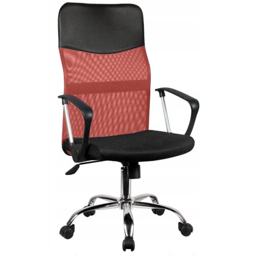 Shumee Topeshop KRZESŁO NEMO CZERWON office /computer chair Padded seat Mesh backrest Cene