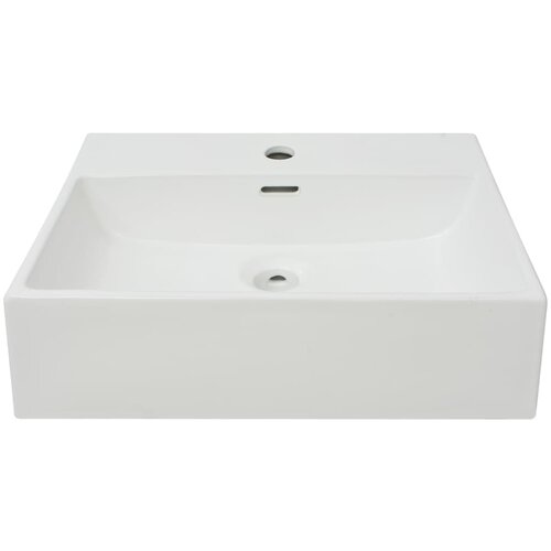 Umivaonik s Poklopcem za Slivnik Keramički Bijeli 51,5x38,5x15 cm Slike