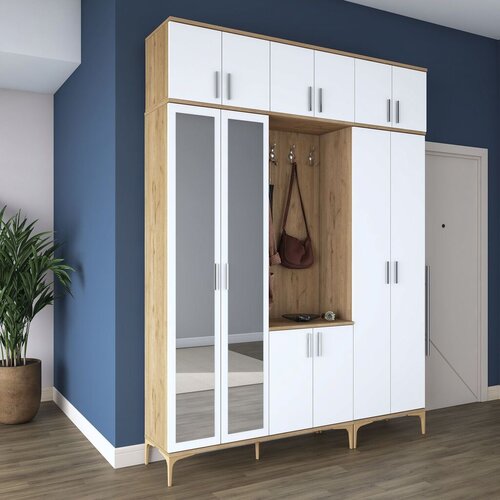 Hanah home Panel za predsoblje, Bela Slike
