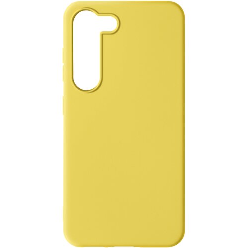 3mk Samsung S23 Plus ovitek Fleksibilen, mehak na dotik, odporen na udarce 1,25 m, mat ovitek - rumen, (20714963) Cene