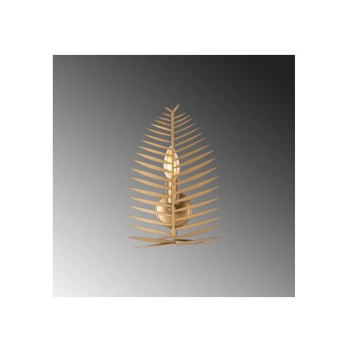 Opviq vall lamp zidna lampa u zlatnoj boji leaf 15322 Slike