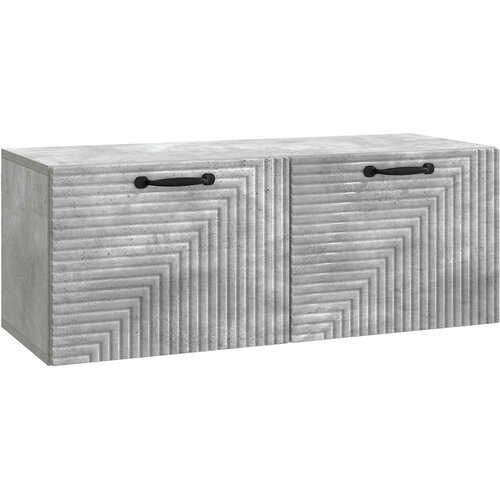  ormar za zid Zidne Betonska siva 78,5 x 31 x 30 cm Slike