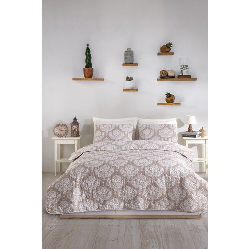 Lessentiel Maison komplet posteljine post, 200x220 cm, braon Slike